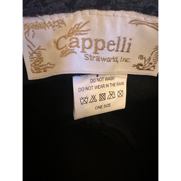 Cappelli Straworld Lace Overlay Fedora Hat One Size - Picture 5 of 5